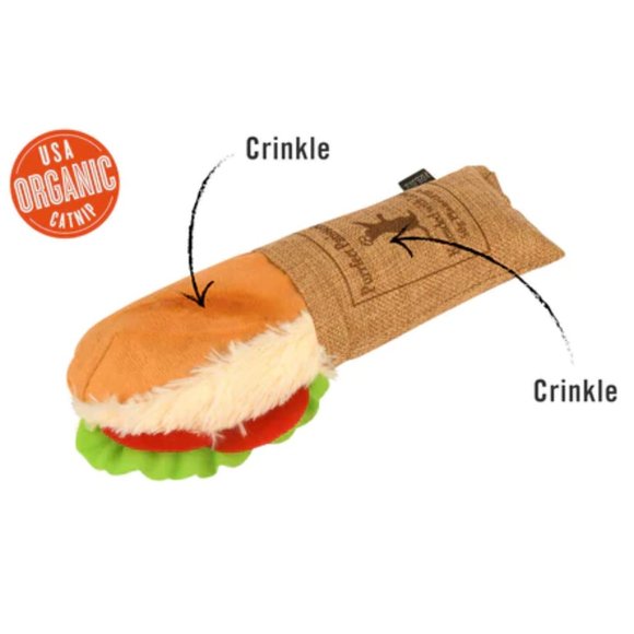 NWT ~ P.L.A.Y. Feline Frezy Tuna Baguette Catnip Kicker Eco-Friendly Cat Toy - Picture 3 of 4